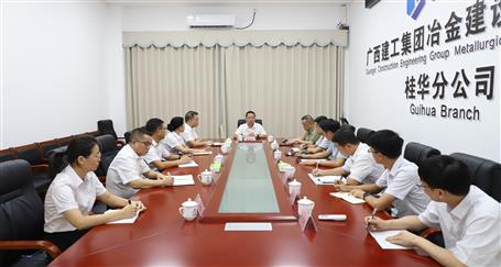 覃振华到桂华分公司调研指导
